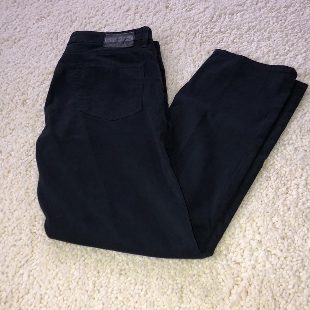 Navy Tailored Leg Fit AG Pants
